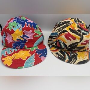 vintage 80s hats men Floral -Read-